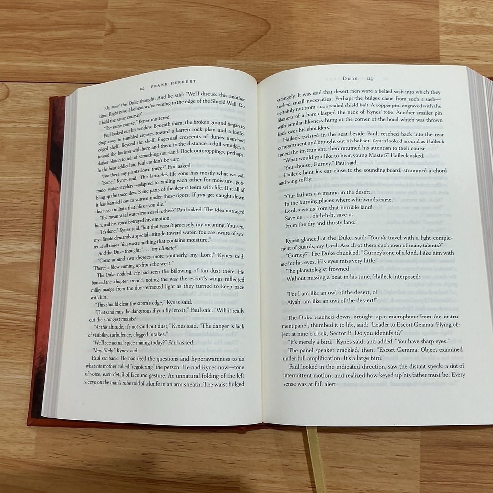 Dune Frank Herbert - Barnes & Noble Exclusive Leather Collectible Hardcover 2005 - Picture 10 of 10